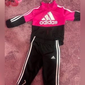 Super cute Adidas tracksuit toddler 12 months